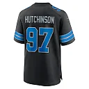 Zennovawear Aidan Hutchinson Detroit Lions 2nd Alternate Game Jersey - Black