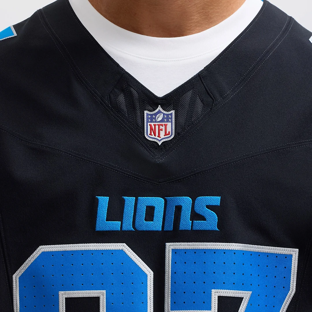 Zennovawear Aidan Hutchinson Detroit Lions Alternate Vapor FUSE. Elite Jersey - Black