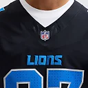 Zennovawear Aidan Hutchinson Detroit Lions Alternate Vapor FUSE. Elite Jersey - Black