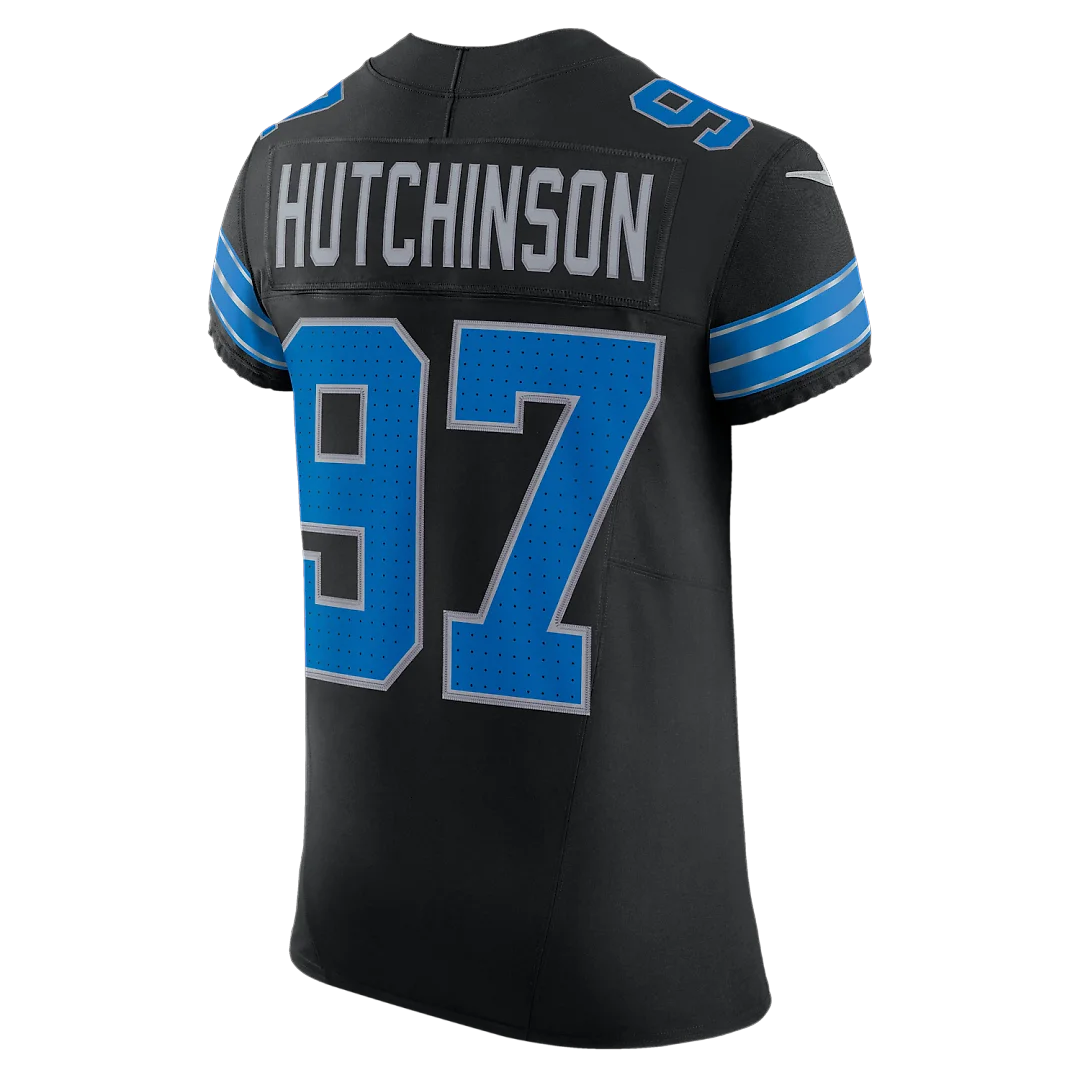 Zennovawear Aidan Hutchinson Detroit Lions Alternate Vapor FUSE. Elite Jersey - Black