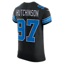Zennovawear Aidan Hutchinson Detroit Lions Alternate Vapor FUSE. Elite Jersey - Black