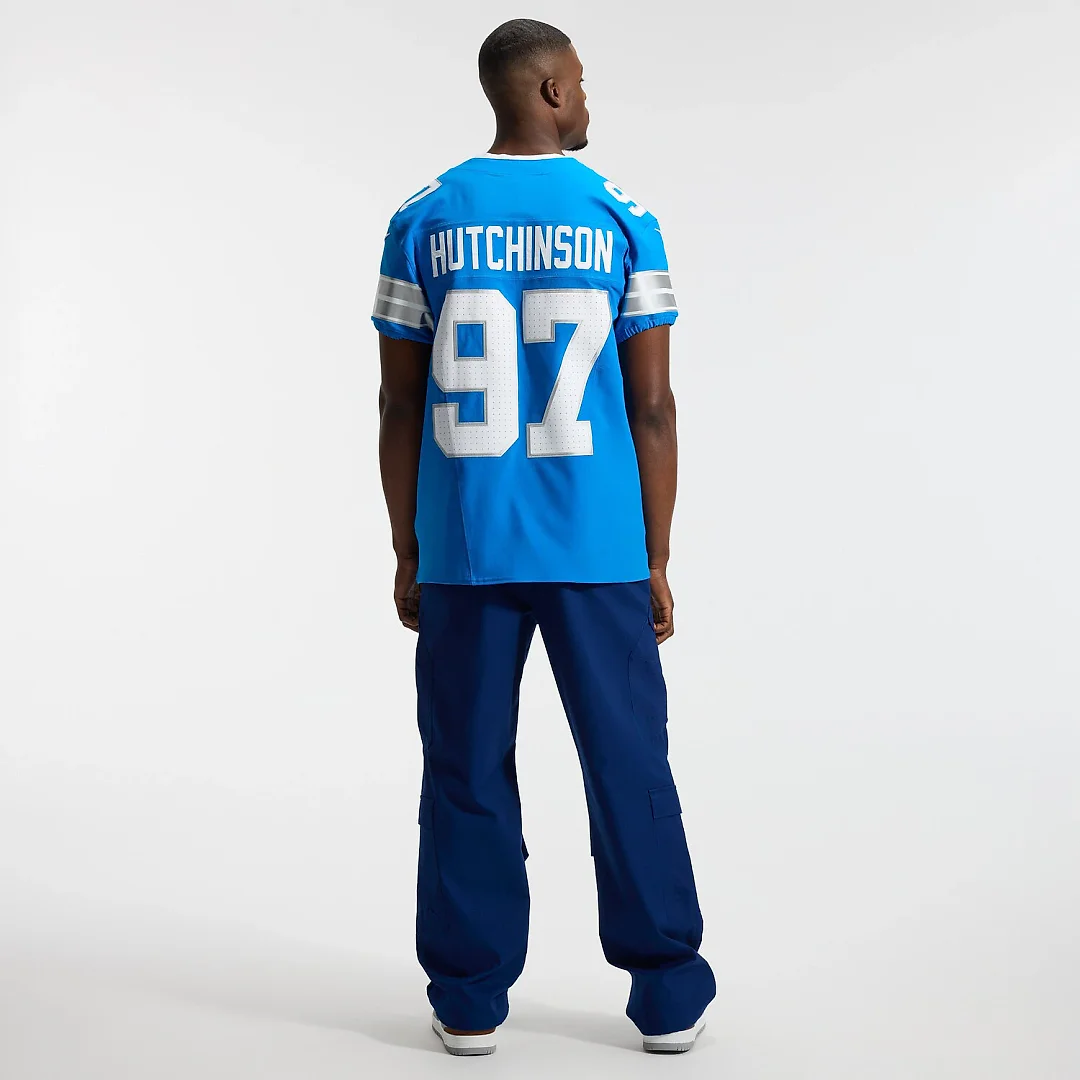 Zennovawear Aidan Hutchinson Detroit Lions Alternate Vapor FUSE. Elite Jersey - Blue