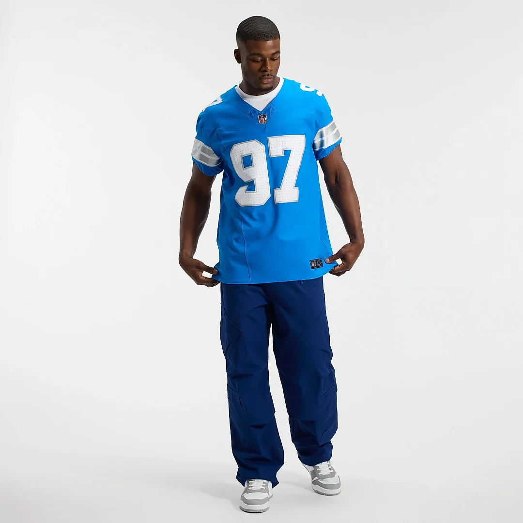Zennovawear Aidan Hutchinson Detroit Lions Alternate Vapor FUSE. Elite Jersey - Blue