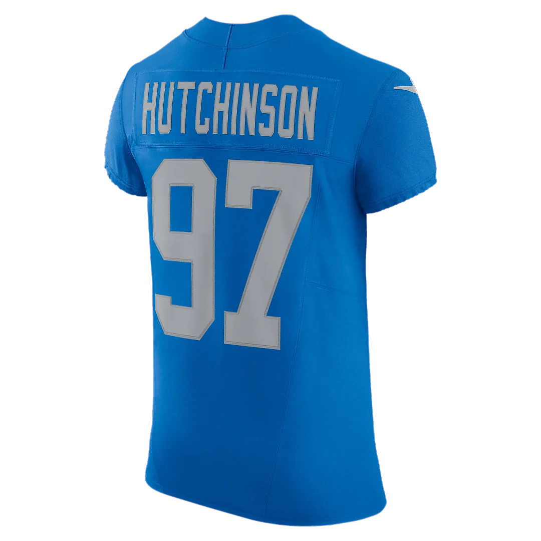 Zennovawear Aidan Hutchinson Detroit Lions Alternate Vapor FUSE. Elite Jersey - Blue