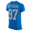 Zennovawear Aidan Hutchinson Detroit Lions Alternate Vapor FUSE. Elite Jersey - Blue