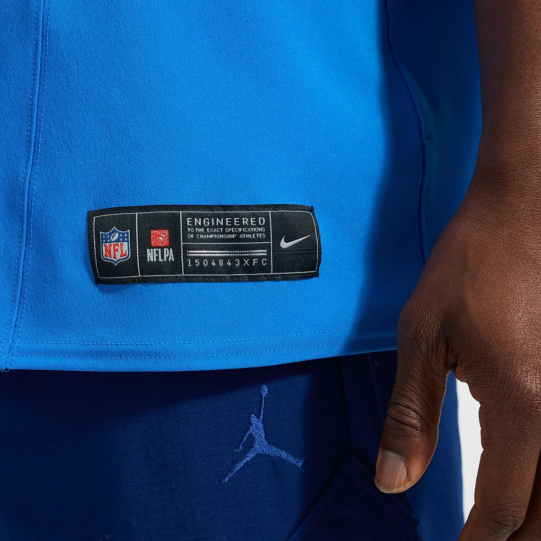 Zennovawear Aidan Hutchinson Detroit Lions Alternate Vapor FUSE. Elite Jersey - Blue