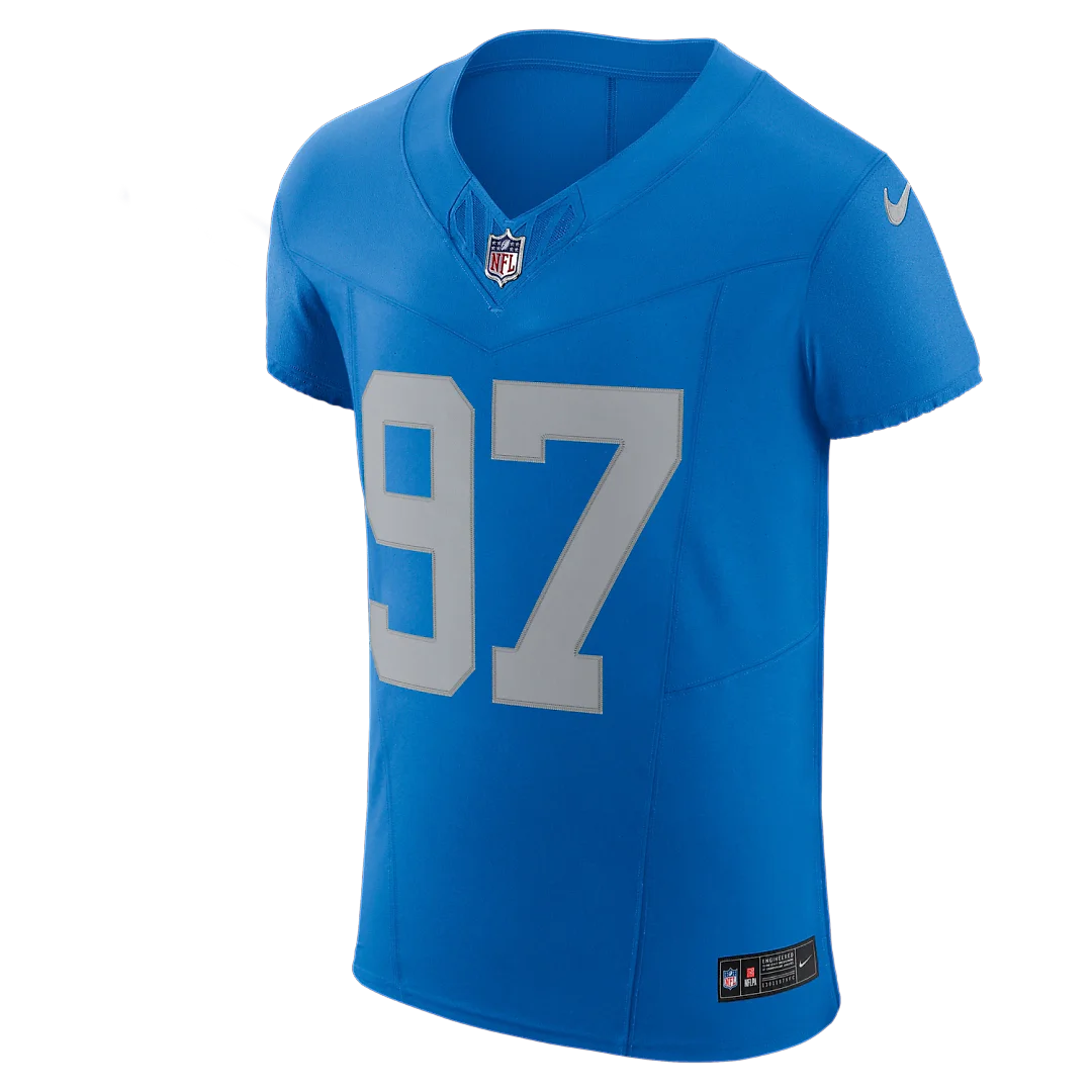 Zennovawear Aidan Hutchinson Detroit Lions Alternate Vapor FUSE. Elite Jersey - Blue