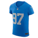 Zennovawear Aidan Hutchinson Detroit Lions Alternate Vapor FUSE. Elite Jersey - Blue