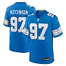Zennovawear Aidan Hutchinson Detroit Lions Game Jersey - Blue