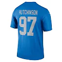 Zennovawear Aidan Hutchinson Detroit Lions Legend Player Performance Top - Blue