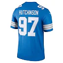 Zennovawear Aidan Hutchinson Detroit Lions Legend Player Performance Top - Blue