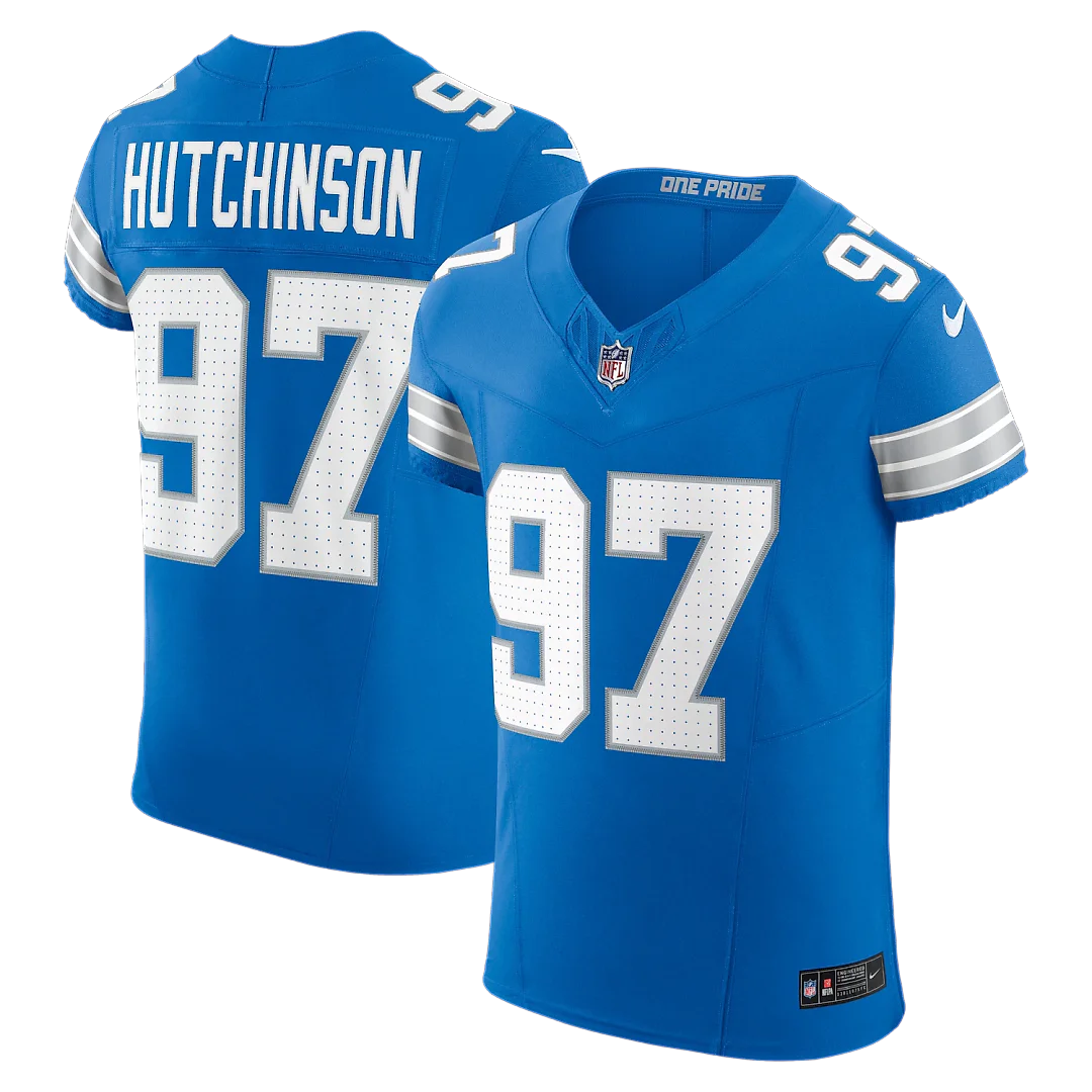 Zennovawear Aidan Hutchinson Detroit Lions Team Vapor FUSE. Elite Jersey - Blue