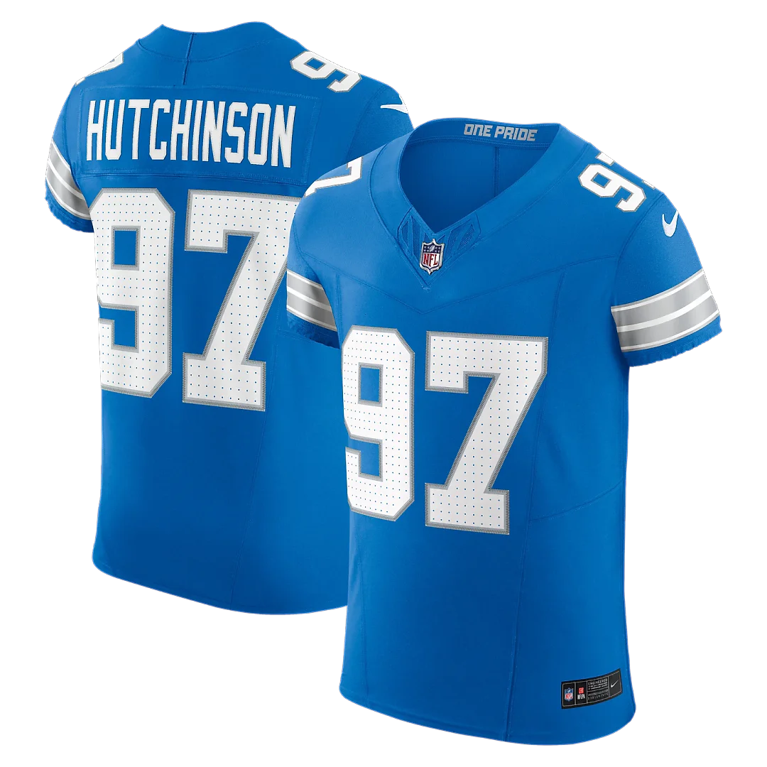 Zennovawear Aidan Hutchinson Detroit Lions Team Vapor FUSE. Elite Jersey - Blue