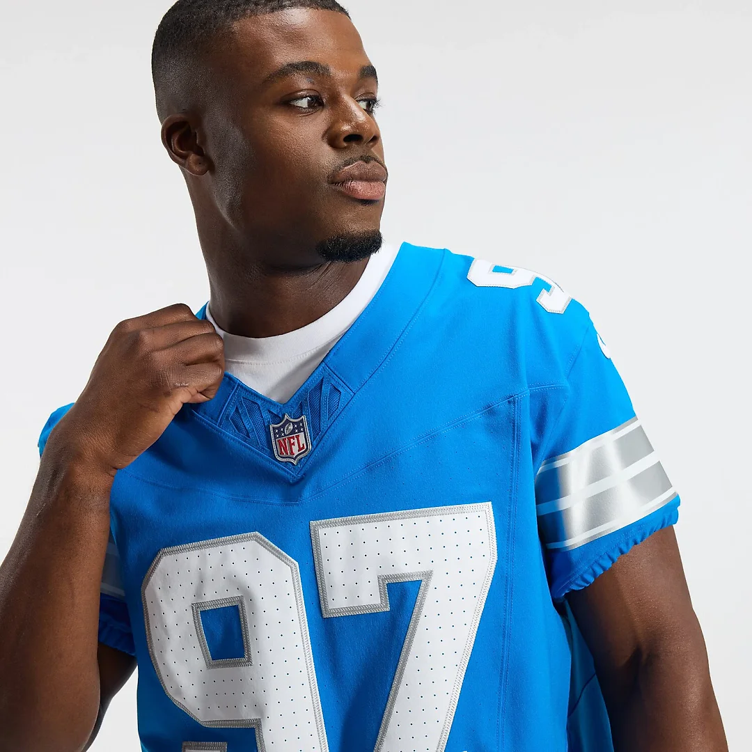 Zennovawear Aidan Hutchinson Detroit Lions Team Vapor FUSE. Elite Jersey - Blue