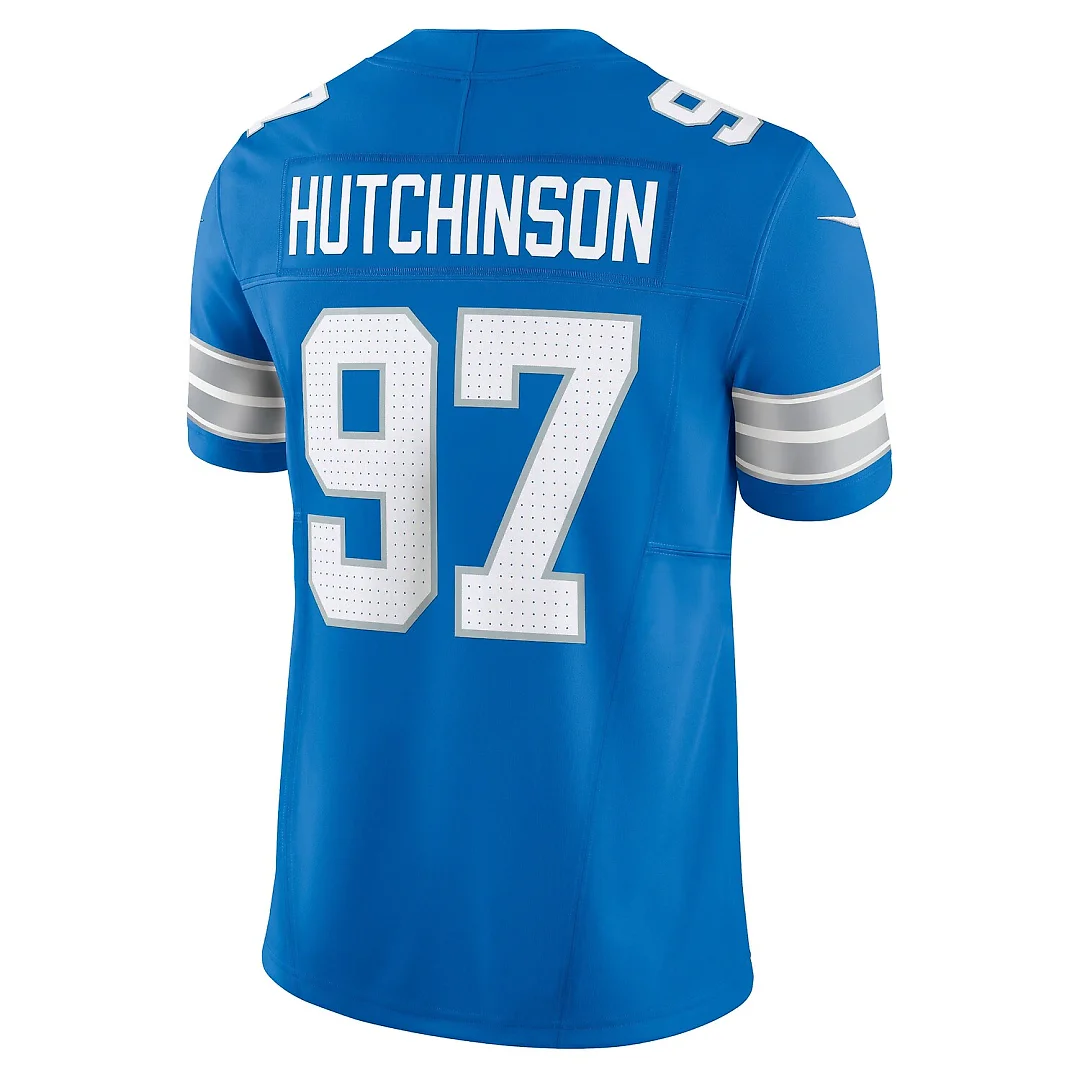 Zennovawear Aidan Hutchinson Detroit Lions Team Vapor FUSE. Limited Jersey - Blue