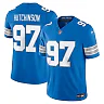 Zennovawear Aidan Hutchinson Detroit Lions Team Vapor FUSE. Stitched Limited Jersey - Blue