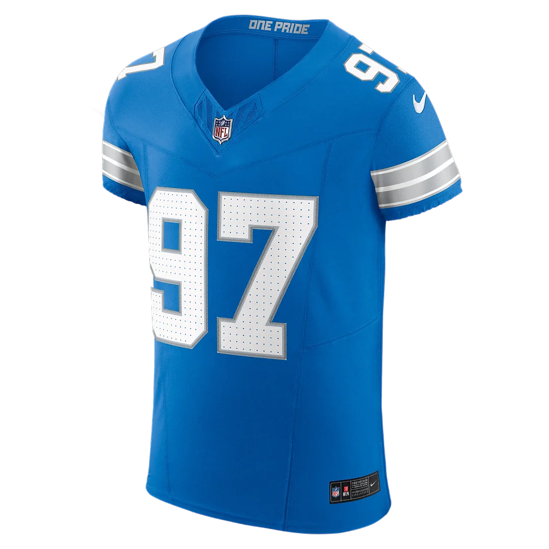 Zennovawear Aidan Hutchinson Detroit Lions Team Vapor FUSE. Elite Jersey - Blue