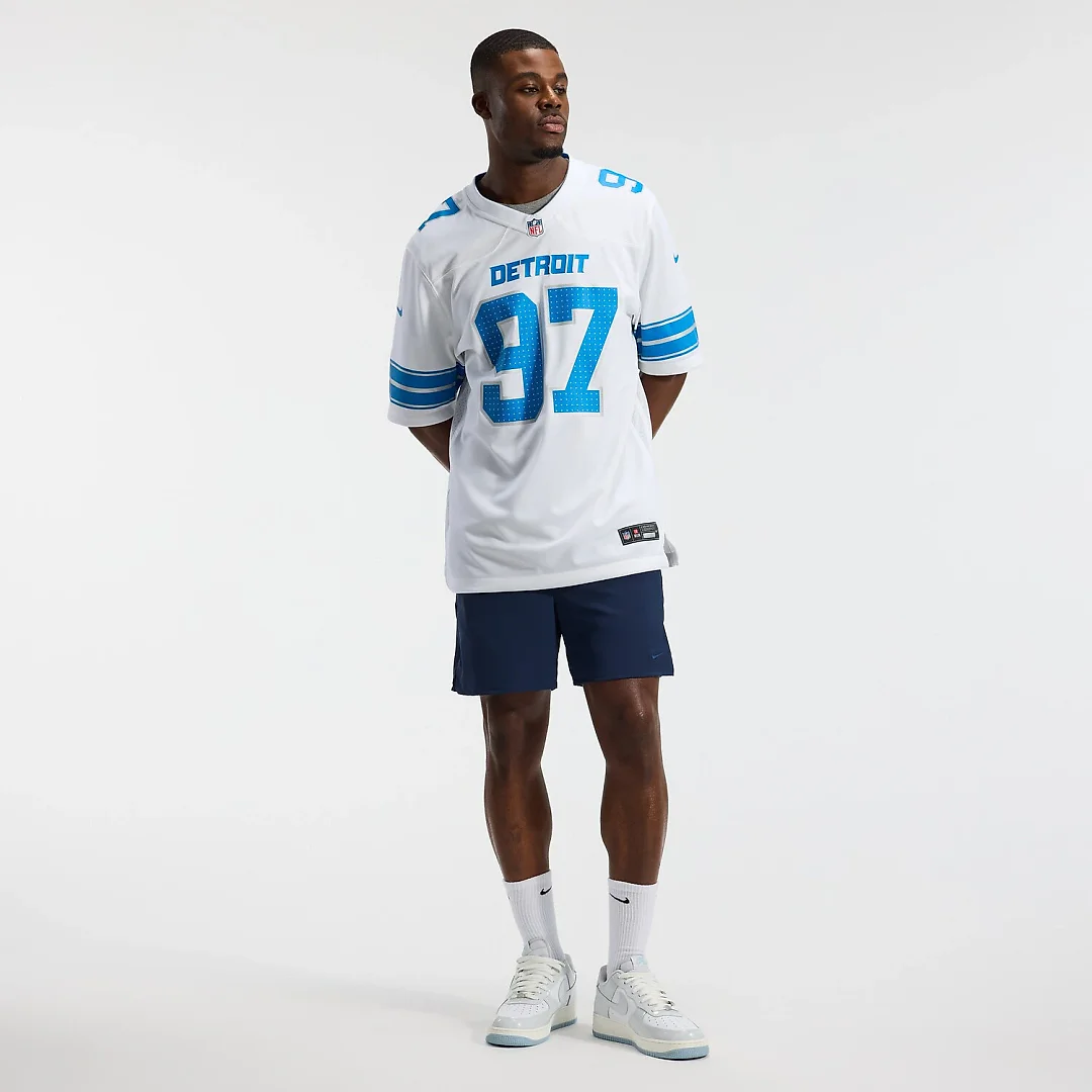 Zennovawear Aidan Hutchinson Detroit Lions Game Jersey - White