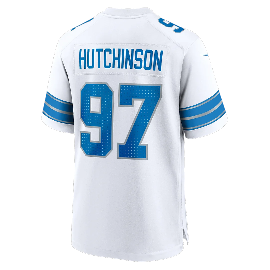 Zennovawear Aidan Hutchinson Detroit Lions Game Jersey - White
