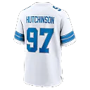Zennovawear Aidan Hutchinson Detroit Lions Game Jersey - White