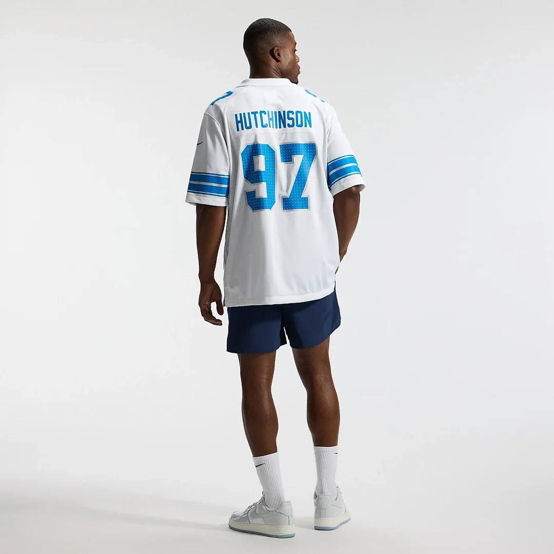 Zennovawear Aidan Hutchinson Detroit Lions Game Jersey - White