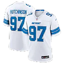 Zennovawear Aidan Hutchinson Detroit Lions Game Jersey - White