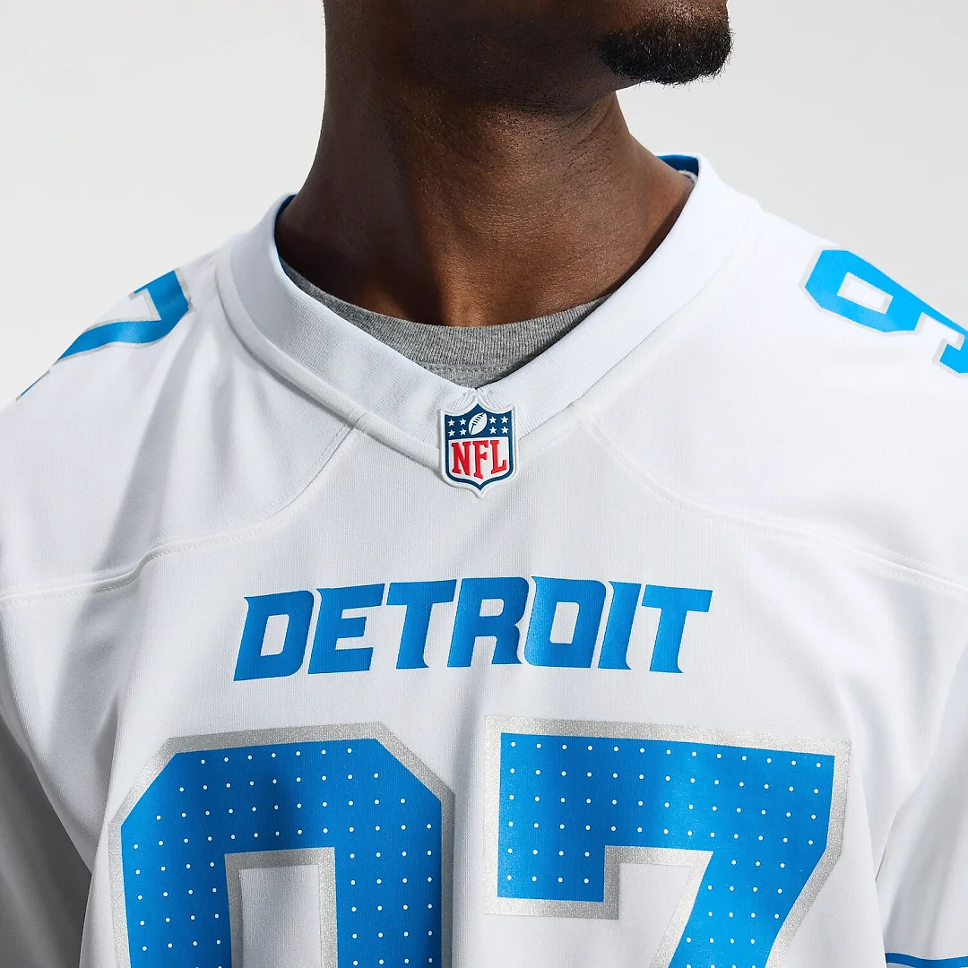 Zennovawear Aidan Hutchinson Detroit Lions Game Jersey - White