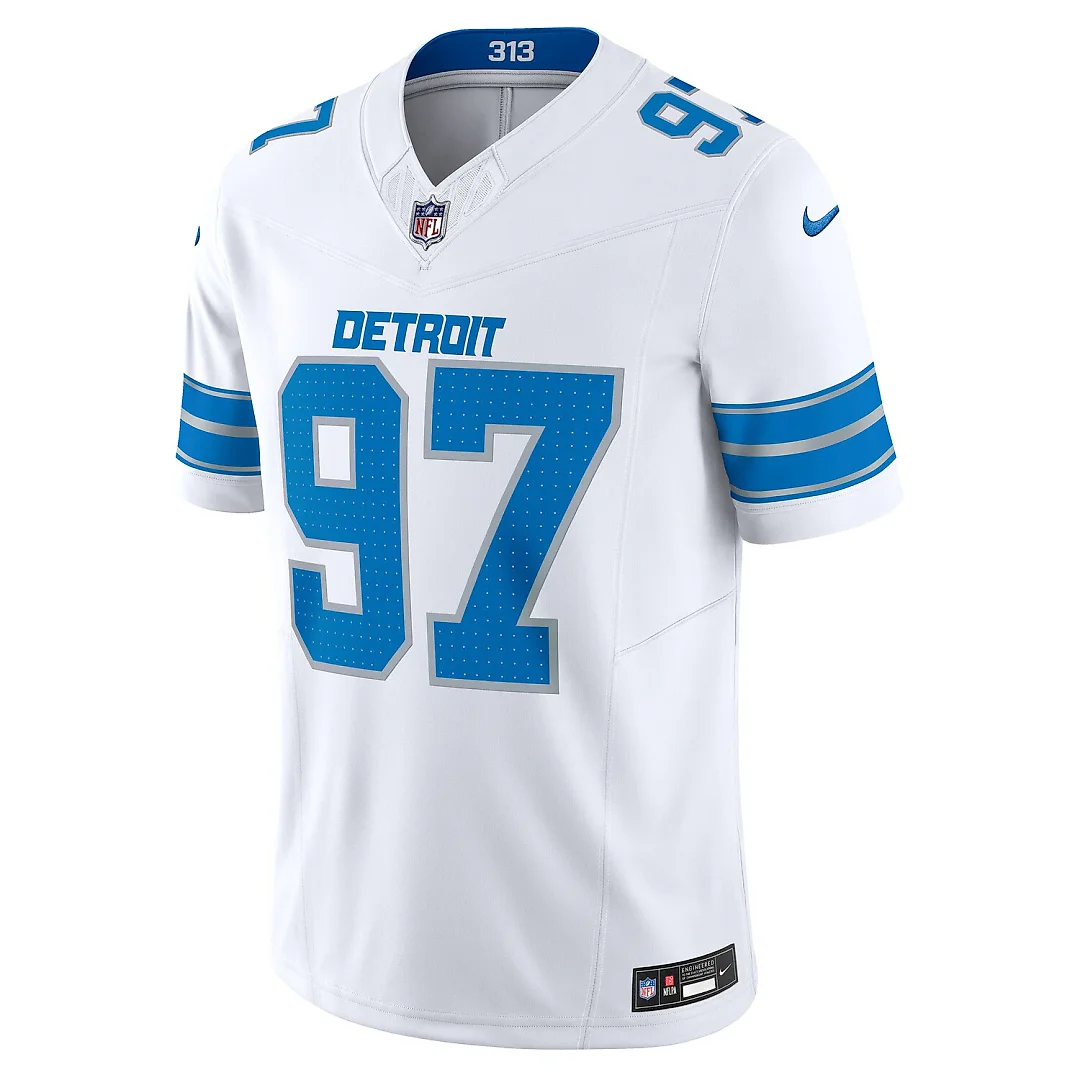 Zennovawear Aidan Hutchinson Detroit Lions Vapor FUSE. Limited Jersey - White