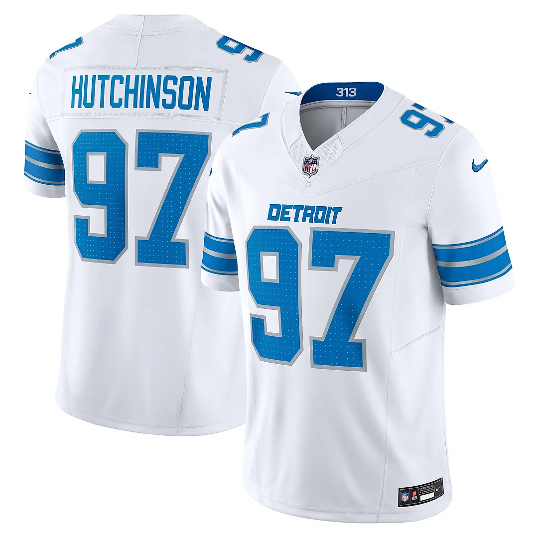 Zennovawear Aidan Hutchinson Detroit Lions Vapor FUSE. Limited Jersey - White
