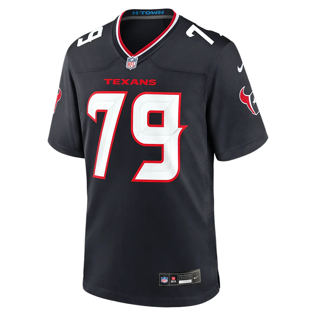 Zennovawear Aireontae Ersery Houston Texans Team Game Jersey - Navy