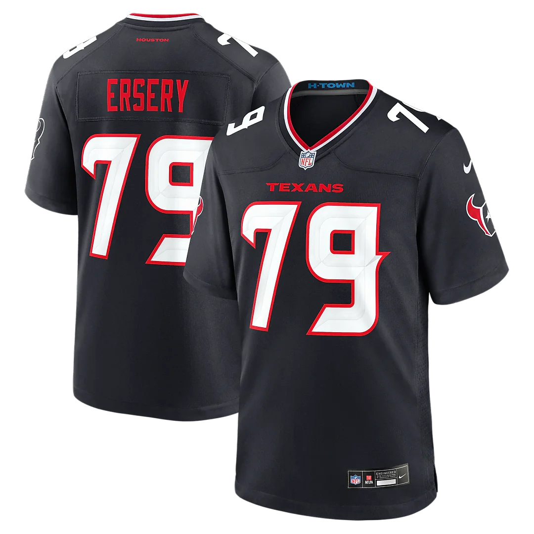 Zennovawear Aireontae Ersery Houston Texans Team Game Jersey - Navy