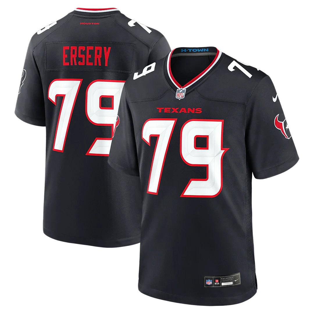 Zennovawear Aireontae Ersery Houston Texans Team Game Jersey - Navy