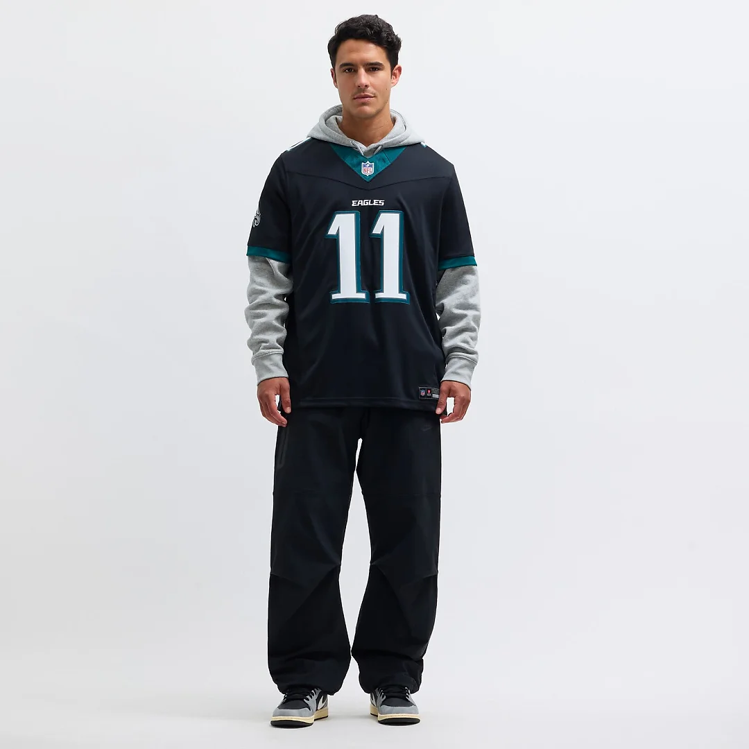 Zennovawear A.J. Brown Philadelphia Eagles Alternate Vapor FUSE. Limited Jersey - Black