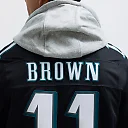 Zennovawear A.J. Brown Philadelphia Eagles Alternate Vapor FUSE. Limited Jersey - Black