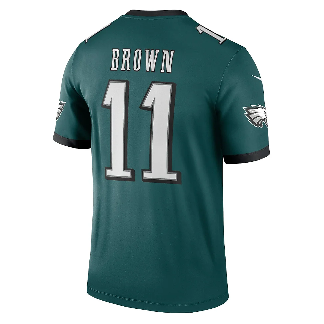 Zennovawear A.J. Brown Philadelphia Eagles Legend Player Performance Top - Green