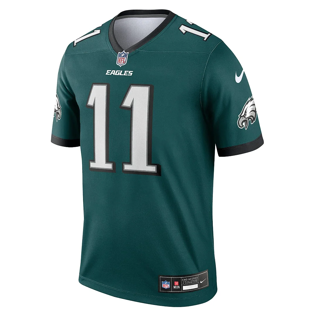 Zennovawear A.J. Brown Philadelphia Eagles Legend Player Performance Top - Green