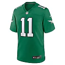Zennovawear A.J. Brown Philadelphia Eagles Alternate Game Player Jersey - Kelly Green
