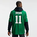Zennovawear A.J. Brown Philadelphia Eagles Alternate Game Player Jersey - Kelly Green