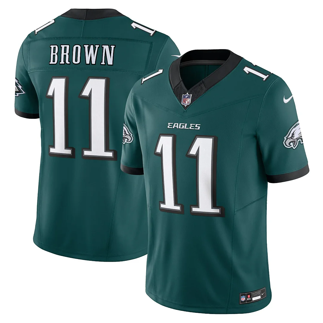 Zennovawear A.J. Brown Philadelphia Eagles Vapor FUSE. Limited Jersey - Midnight Green
