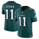 Zennovawear A.J. Brown Philadelphia Eagles Team Vapor FUSE. Stitched Limited Jersey - Midnight Green
