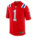 Zennovawear A.J. Brown New England Patriots Game Jersey - Red