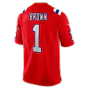 Zennovawear A.J. Brown New England Patriots Game Jersey - Red