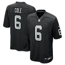 Zennovawear AJ Cole Las Vegas Raiders Game Jersey - Black