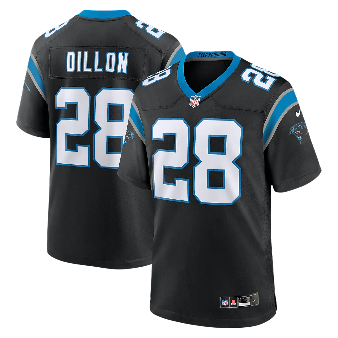 Zennovawear AJ Dillon Carolina Panthers Team Game Jersey - Black