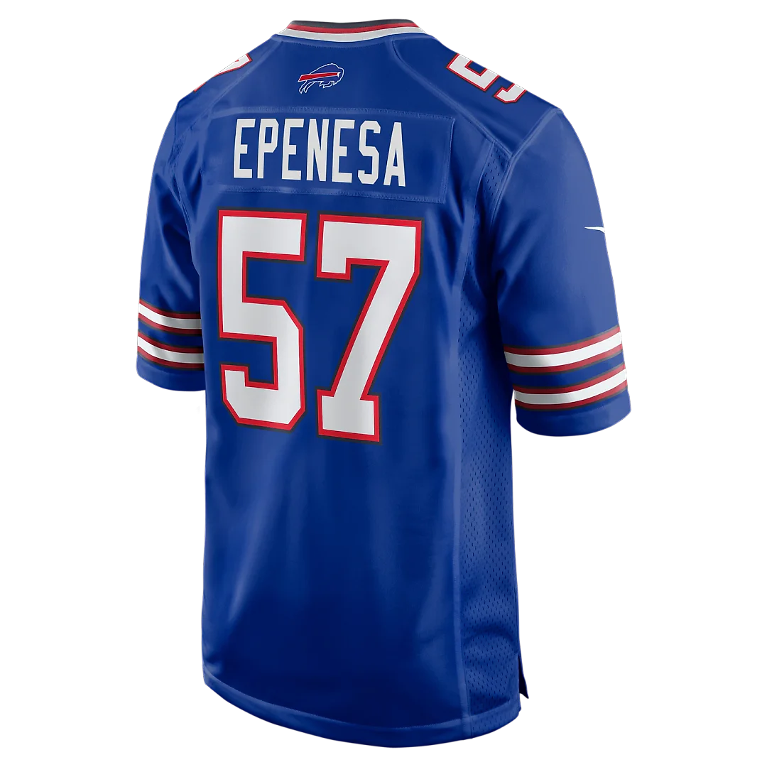 Zennovawear A.J. Epenesa Buffalo Bills Game Player Jersey - Royal