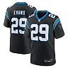 Zennovawear Akayleb Evans Carolina Panthers Team Game Jersey - Black