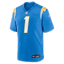 Zennovawear Akheem Mesidor Los Angeles Chargers 2026 NFL Draft First Round Pick No. 22 Team Game Jersey - Powder Blue