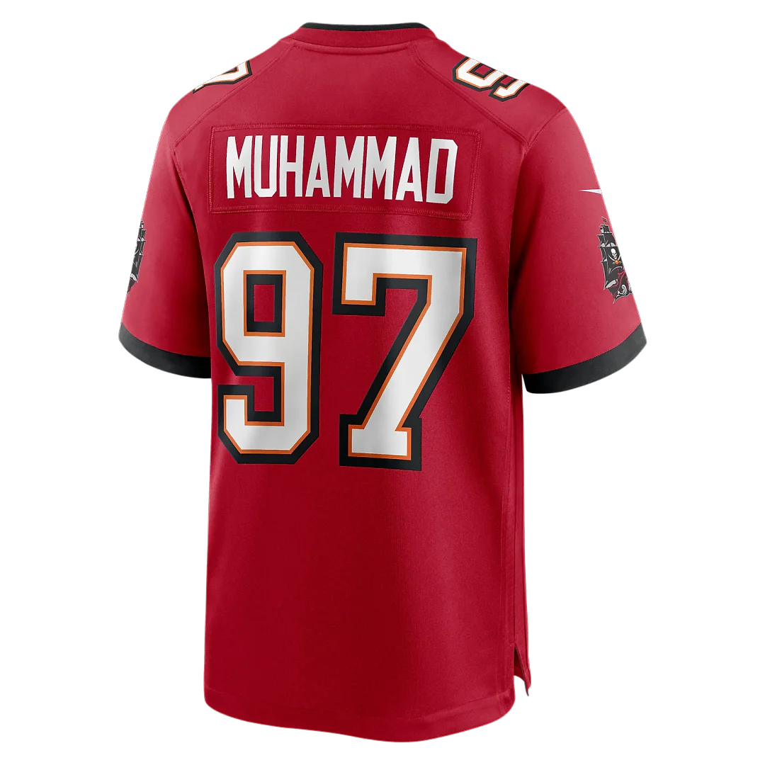 Zennovawear Al-Quadin Muhammad Tampa Bay Buccaneers Team Game Jersey - Red