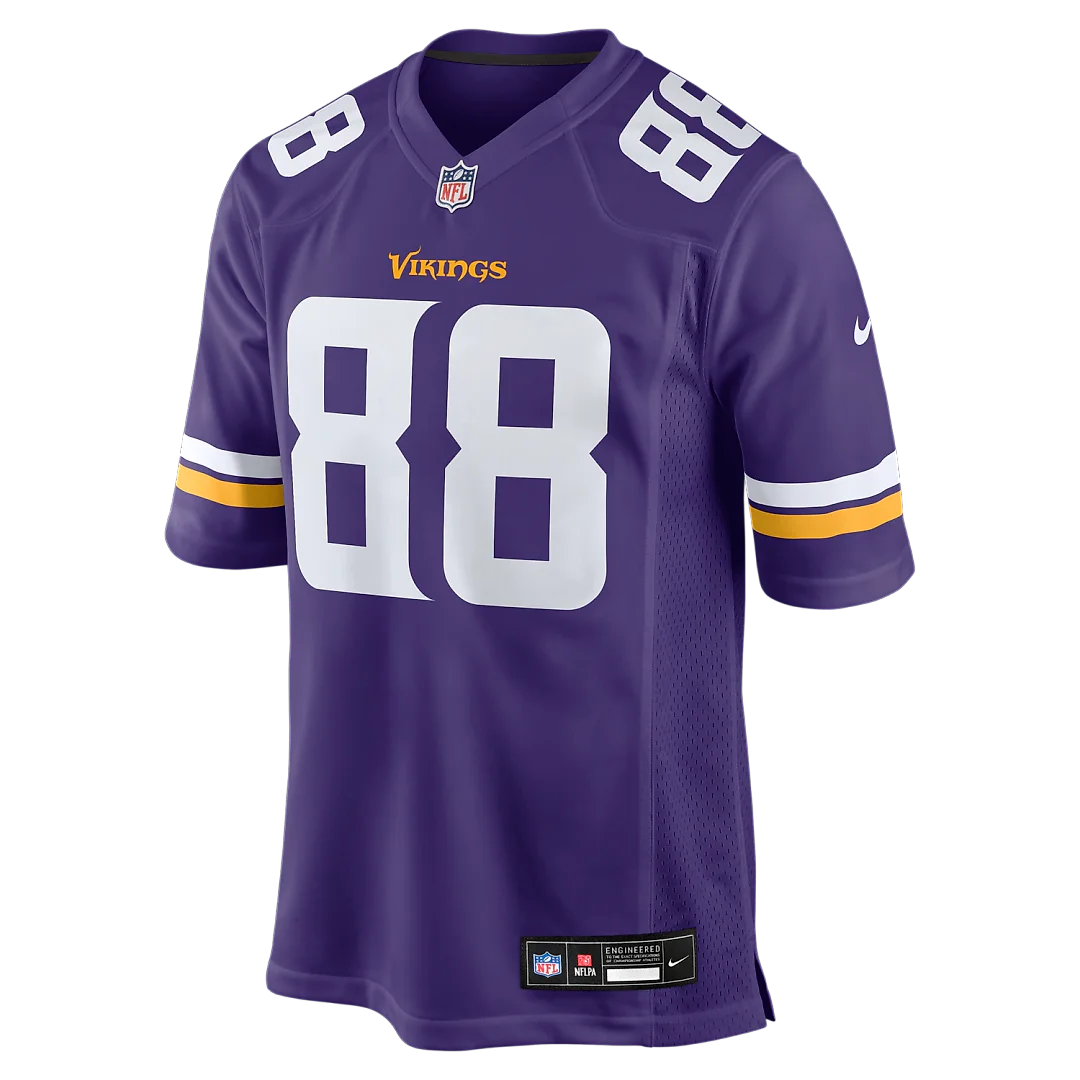 Zennovawear Alan Page Minnesota Vikings Game Retired Player Jersey - Purple