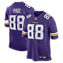 Zennovawear Alan Page Minnesota Vikings Game Retired Player Jersey - Purple